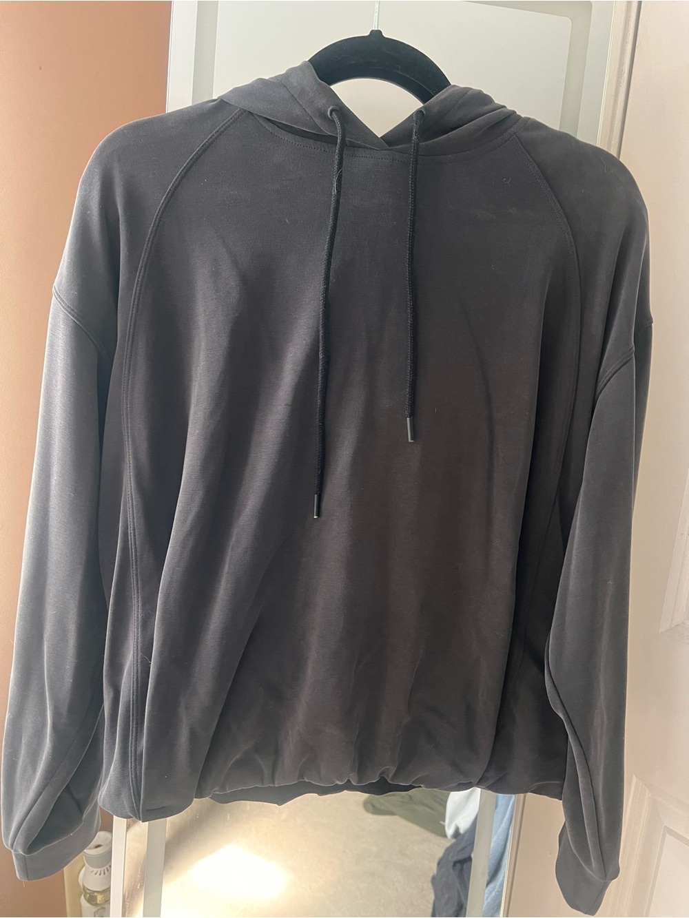 Athleta Black Pullover Hoodie